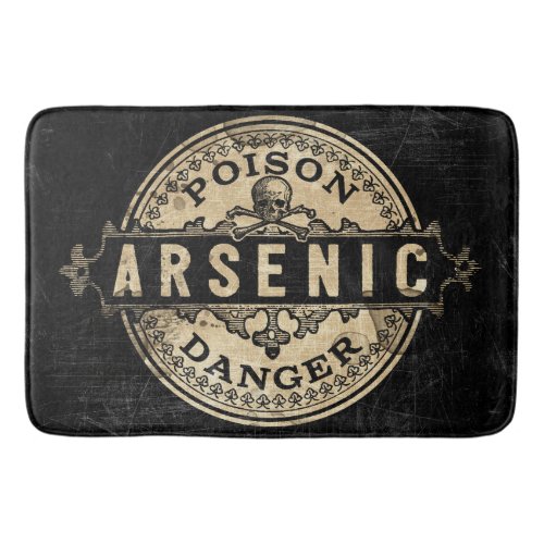 Arsenic Vintage Style Poison Label Bath Mat