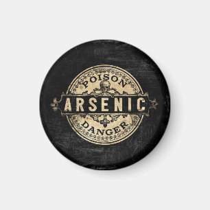 Arsenic Vintage Style Poison Label Magnet