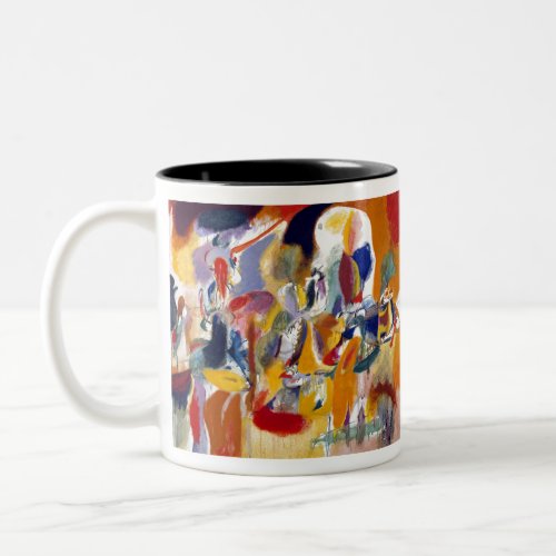 Arshile Gorky Water of the Flowery Mill Two_Tone Coffee Mug