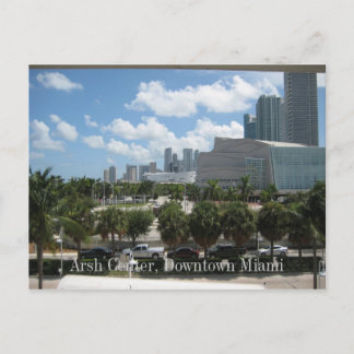 Arsht Center, Downtown Miami Post Card
