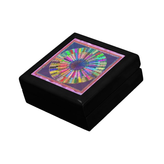 Art101 Chakra  Mandala Healers by Reiki Master Jewelry Box (Side)