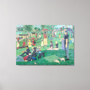 art2Celebrate: A Sunday Afternoon at Dolores Park Canvas Print