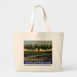 ART 4 ALS tote bag featuring "French Trees #2"