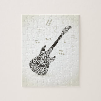 Art a guitar jigsaw puzzle