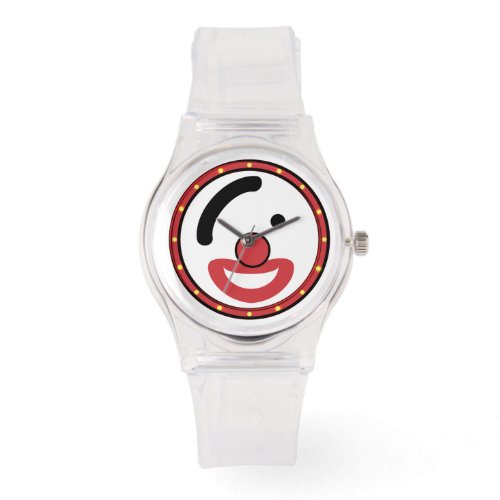 Art Abstract Birthday Clown Watch