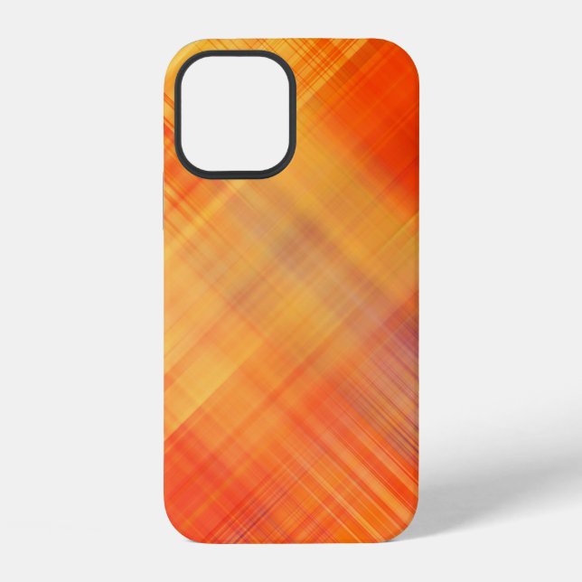 art abstract geometric diagonal lines pattern, blu iphone case (Back)