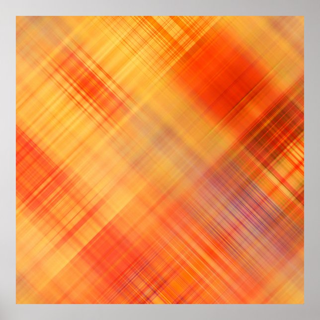 art abstract geometric diagonal lines pattern, blu poster (Front)