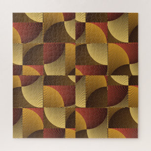 Art Abstract Geometric Textured Background Jigsaw Puzzle