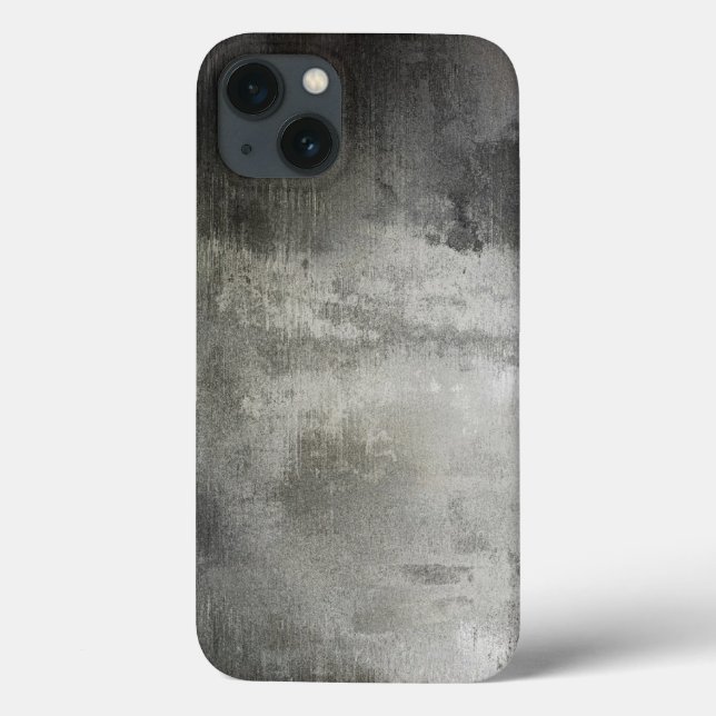 art abstract grunge black and white textured Case-Mate iPhone case (Back)