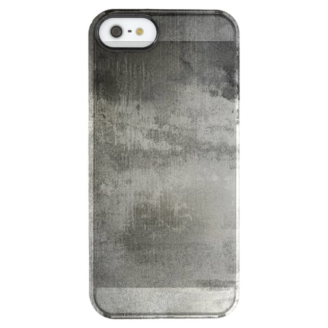 art abstract grunge black and white textured uncommon iPhone case (Back)