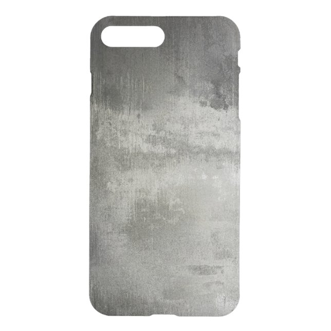 art abstract grunge black and white textured uncommon iPhone case (Back)