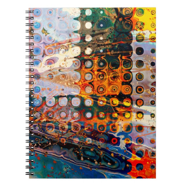 art abstract grunge texture backgroundart, texture notebook (Front)