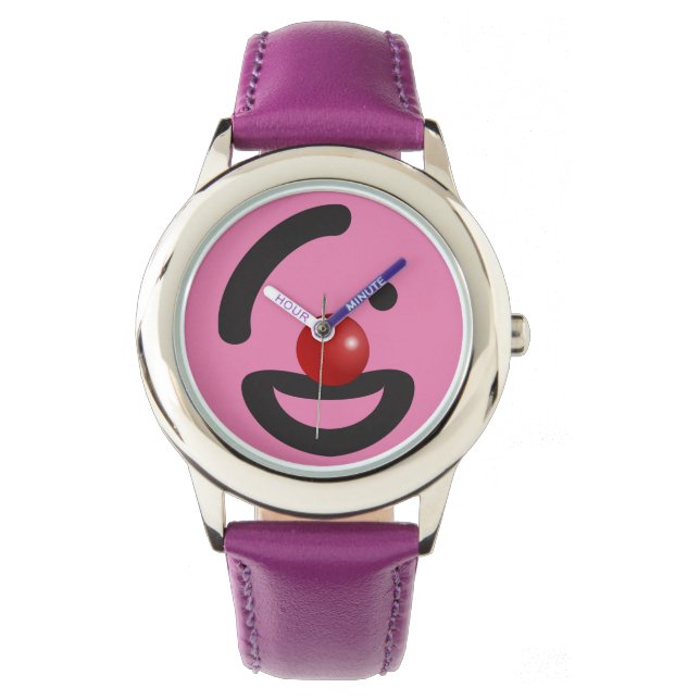Art Abstract Kids Clown Watch (Front)