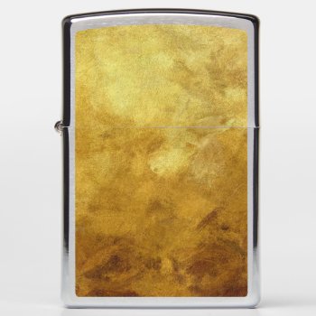Art Abstract Painted Background In Golden Color Zippo Lighter by watercoloring at Zazzle