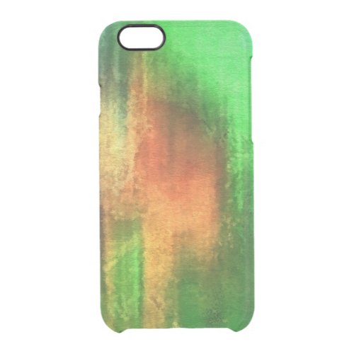 art abstract watercolor background on paper 2 clear iPhone 66S case