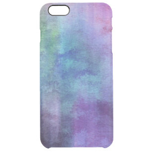 art abstract watercolor background on paper 2 clear iPhone 6 plus case