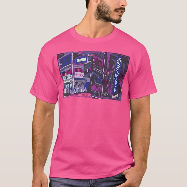 Art Aestetic Style Vaporwave Cyberpunks T-Shirt (Front)