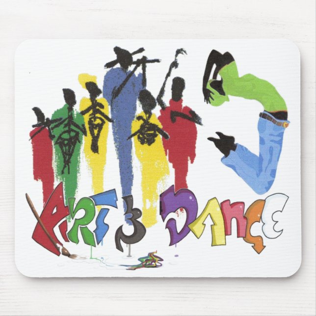 art and dance mouse pad (Front)
