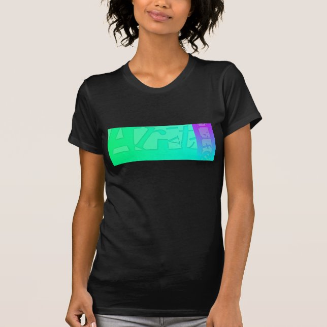Art and Life Typographic Women Tee (Front)