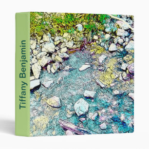 Art and Nature Rocks 3 Ring Binder