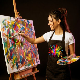 Art Artist Painter Colorful Painting  Apron