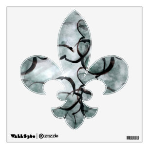 art avant-garde gray, black hand paint wall decal