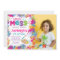 Art Birthday Party Invitation with Photo