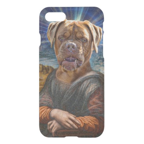 ART _ BULLDOG MONA LISA iPhone SE87 CASE