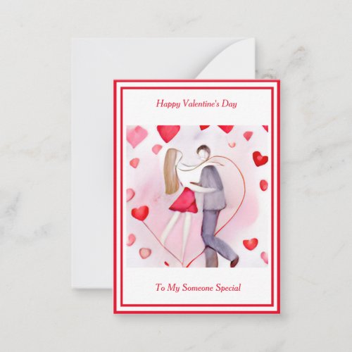  Art by Anders Valentines Designs   Note Card