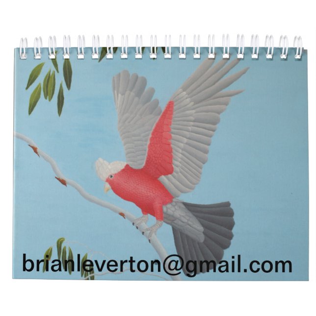 Art by Brian L Art Calendar (Back)