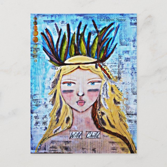Art by Croppin' Spree Postcard (Front)