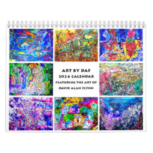 ART BY DAF 2026 CALENDAR 2