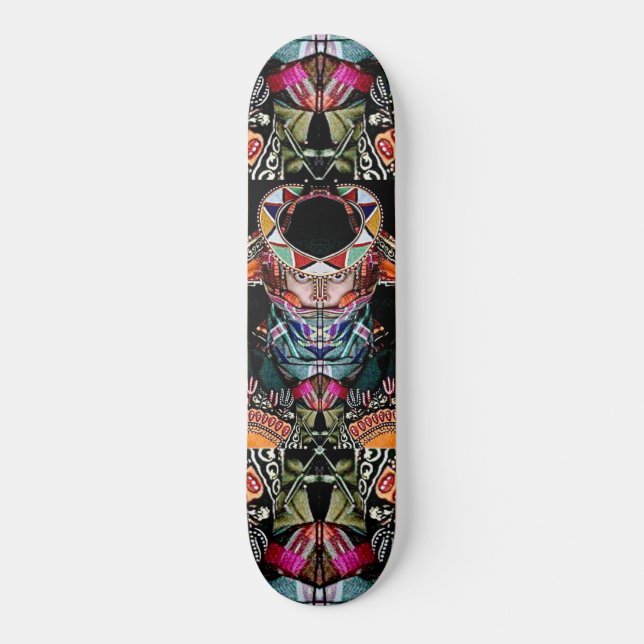 Art by Davey AFRICANA 2 Skateboard (Front)