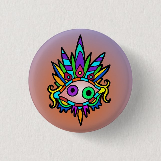 Art by David View-2 Button (Front)