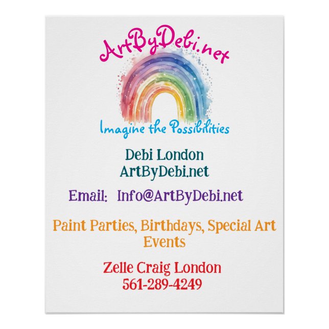 Art By Debi, Paper Poster (Front)