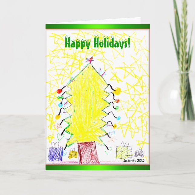 Art by Kids Christmas Holiday Greeting Card 2012 (Front)