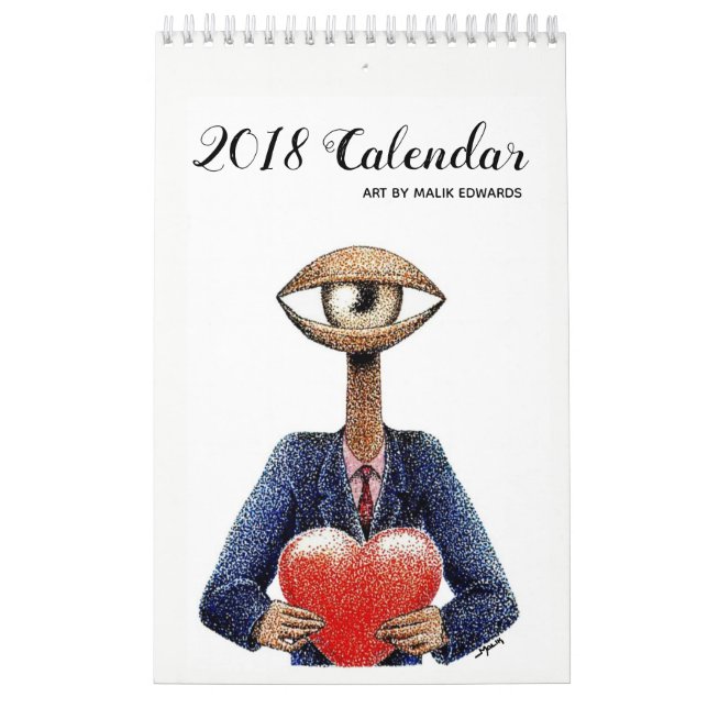 Art By Malik - 2018 Calendar (Cover)