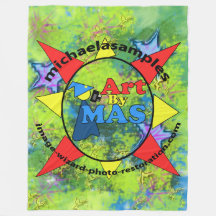 Art By MAS Fleece Blanket
