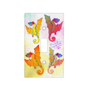 Art by Micheal Dragon Light Switch Cover