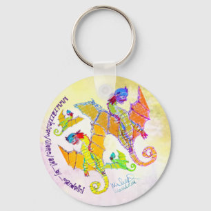 Art by Micheal Raglan Dragon Keychain