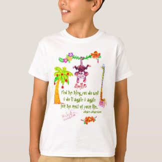 Art by Micheal Zion Monkey Inspirational T-Shirt