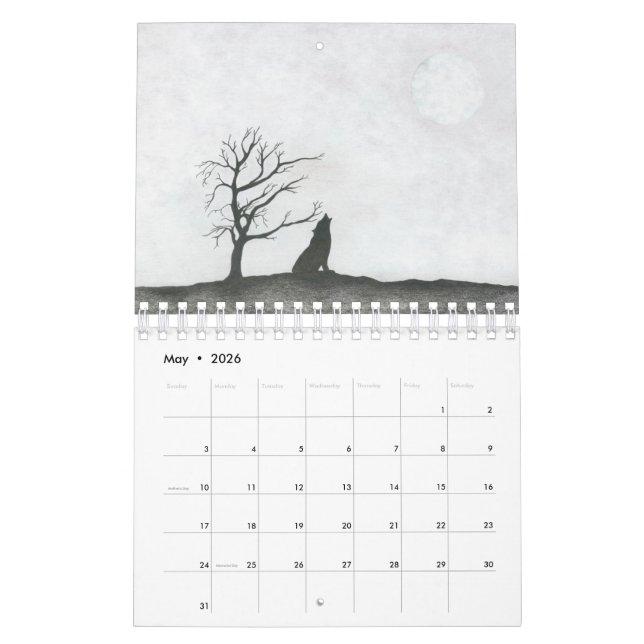 Art by Miranda Sue Hartmann Calendar (May 2026)