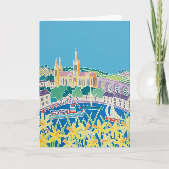 Art Card: Blue Sky Truro by Joanne Short Card (Front)