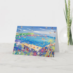 Art Card: Family Fun, Mother Ivey's Bay, Cornwall Card