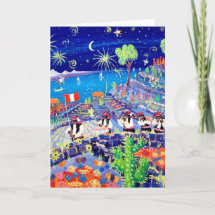 Art Card: Pachamama Pipers, Peru. Isla Taquile Card