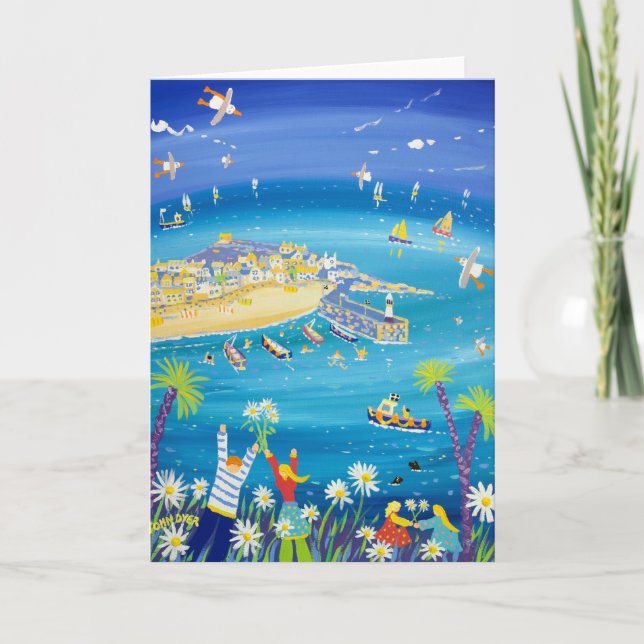 Art Card: Waving Daisies, St. Ives Card (Front)