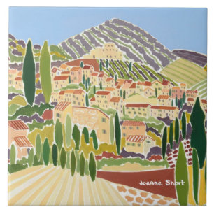 Art Ceramic Tile: Joanne Short, Provence Tile