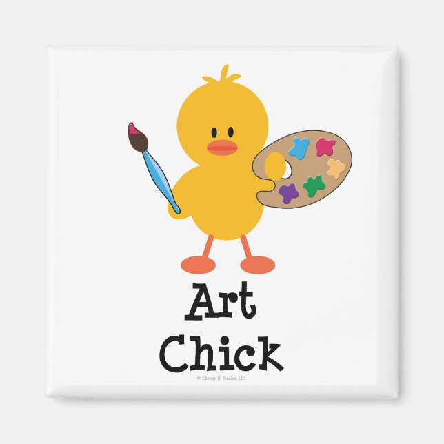Art Chick Magnet (Front)
