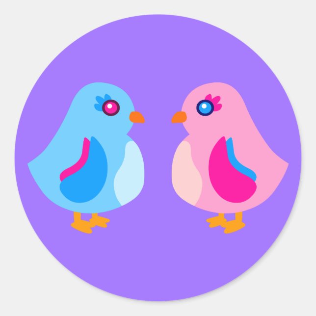 Art Chicks Classic Round Sticker (Front)