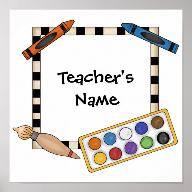 Art Class Customizable Poster (Front)